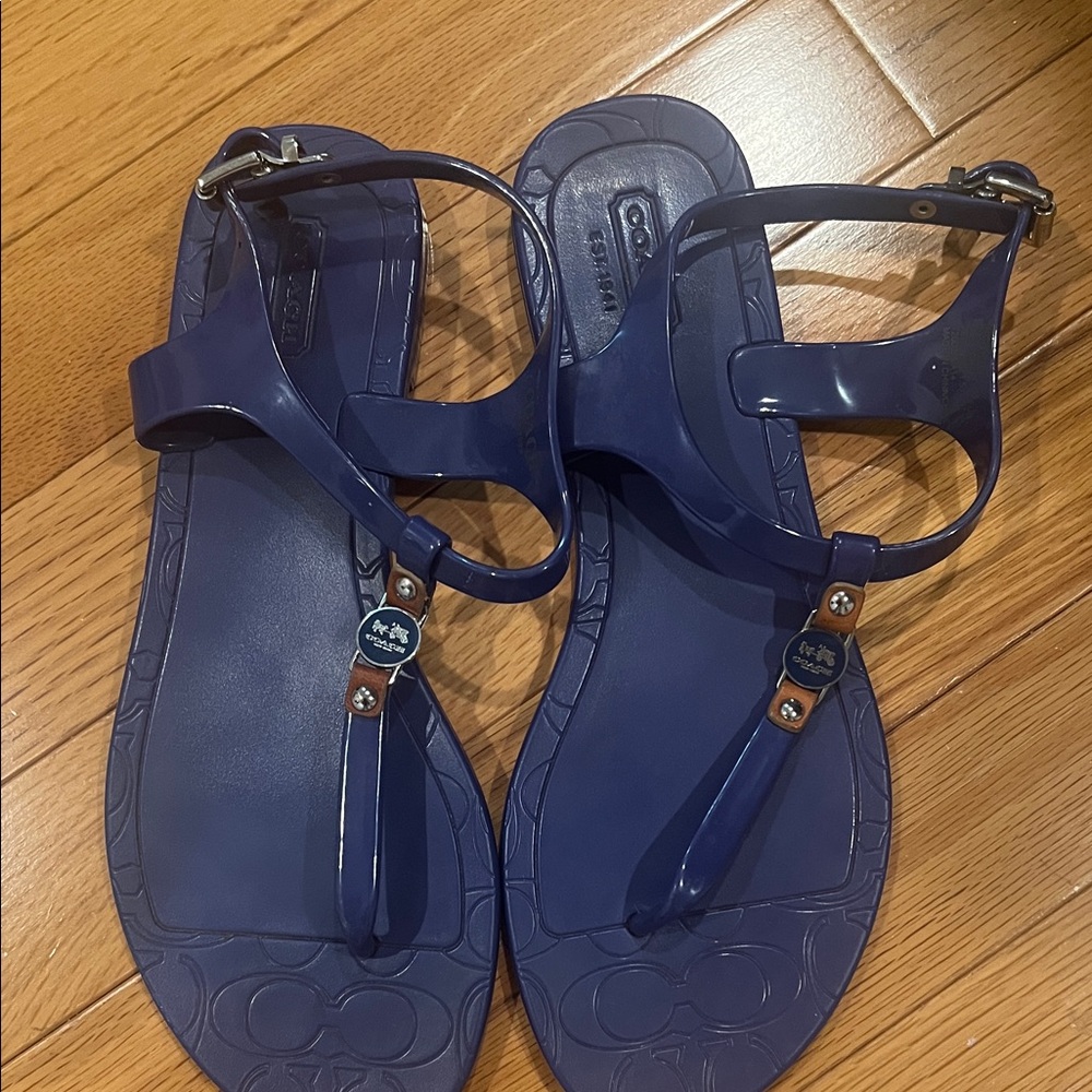 Coach Women's Navy Sandals